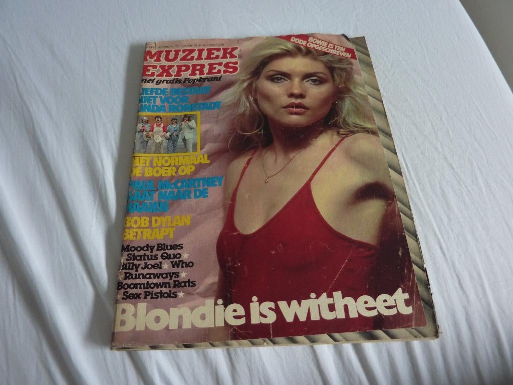 MUZIEK EXPRES`78-NORMAAL-BLONDIE-BOB DYLAN-PINK FLOYD-, Verzenden, 1960 tot 1980, Tijdschrift