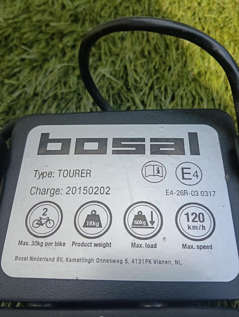 Bosal Tourer fietsendrager voor 2 electrische zefietsen, Auto diversen, Fietsendragers, Ophalen, Trekhaakdrager