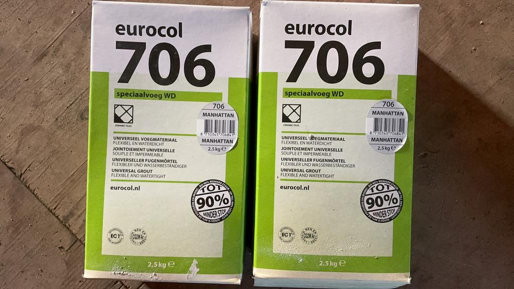 Nieuw 2 pakken eurosol706 manhattan speciaalvoeg, Ophalen, 60 cm of meer, Keramiek, Minder dan 20 cm