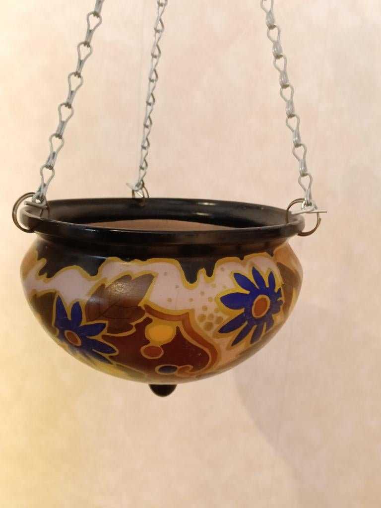 Plateel hangpot Autumne Gelria Arnhem Holland, Ophalen of Verzenden