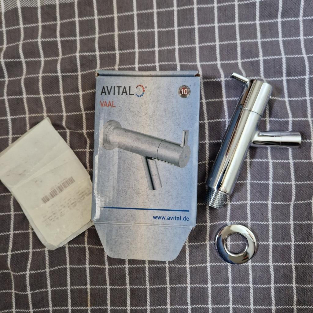 Avital Vaal hoekstopkraan, Doe-het-zelf en Verbouw, Sanitair, Ophalen of Verzenden