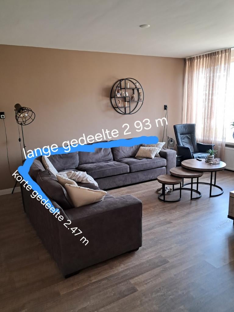 Hoekbank, Huis en Inrichting, Ophalen, Gebruikt, Vierpersoons of meer