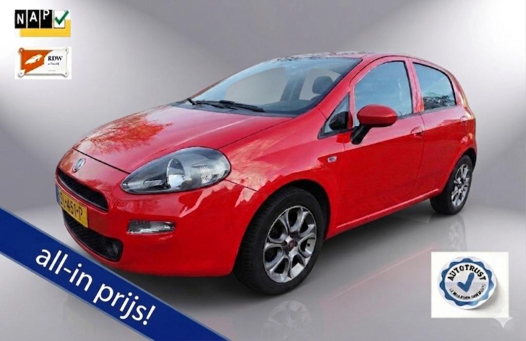 12 mnd EU Garantie incl Fiat Punto Sempre 0.9 Twinair Turbo, Auto's, Fiat, Voorwielaandrijving, Stof, 49 €/maand, Origineel Nederlands
