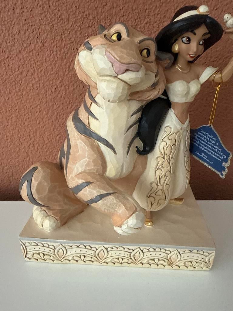 Disney Traditions Jasmine & Rajah beeldje - Aladdin, Ophalen of Verzenden, Zo goed als nieuw
