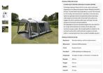 Kampa HAYLING 4 CLASSIC AIR PRO tent, Ophalen, Zo goed als nieuw, Tot en met 4