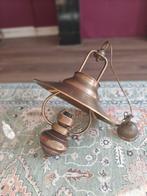 Ouderwetse olielamp met glas, Antiek, Gebruikt, Ophalen of Verzenden, Glas