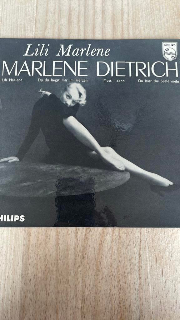 45 toeren single Marlene Dietrich, Cd's en Dvd's, Vinyl Singles, Gebruikt, Overige genres, 7 inch, Single