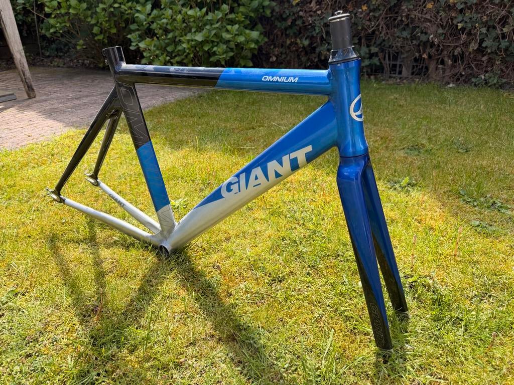 Giant Omnium baanframe M - fixie fixed gear baanfiets, Fietsen en Brommers, Frame, Ophalen of Verzenden, Zo goed als nieuw, Aluminium