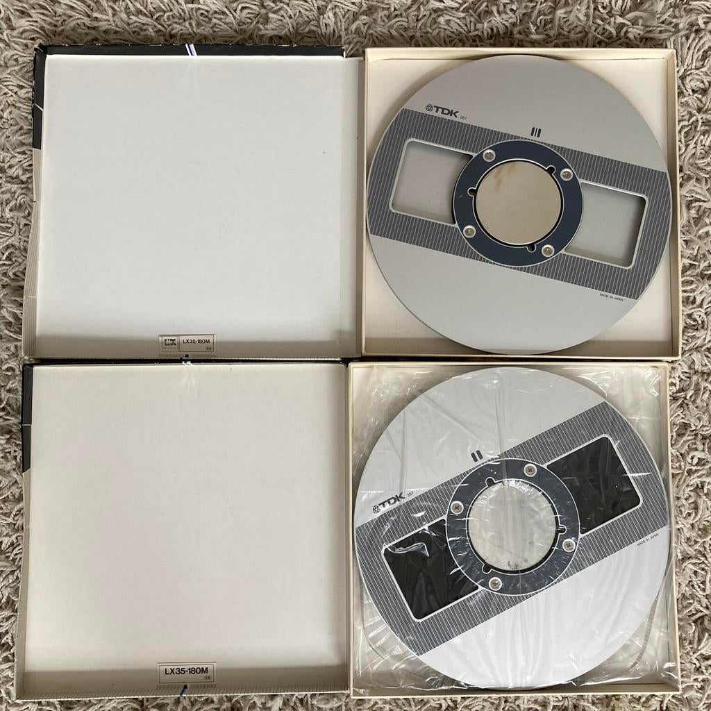 Twee TDK spoelen, Audio, Tv en Foto, Bandrecorders, Ophalen of Verzenden, Onderdeel, Met banden