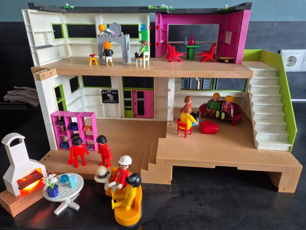 Playmobil modern huis, Ophalen, Gebruikt, Los playmobil