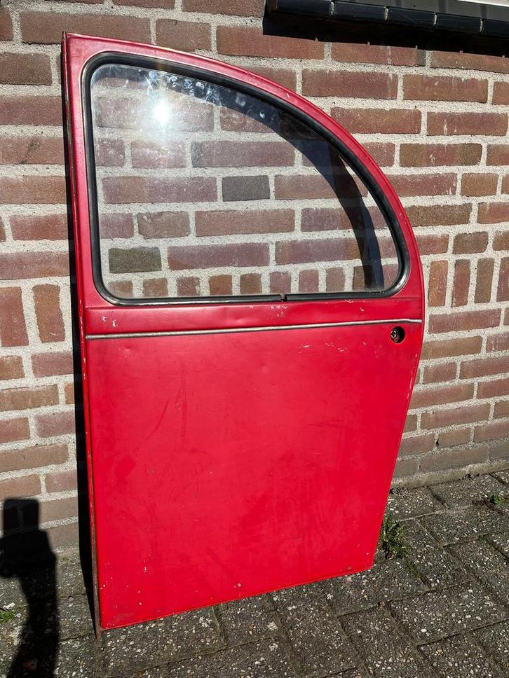 Decoratieve deur - Citroën 2CV, Auto-onderdelen, Carrosserie en Plaatwerk, Deur, Citroën, Achter, Ophalen