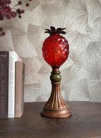 Vintage decoratie | ananas staander, Ophalen of Verzenden, Zo goed als nieuw, Overige materialen, Minder dan 25 cm