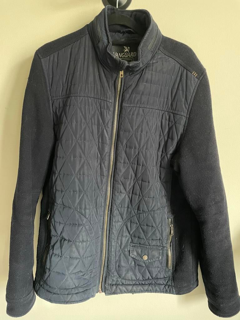 Vanguard jas L donkerblauw met Thermore voering, Ophalen of Verzenden, Gedragen, Maat 52/54 (L), Blauw