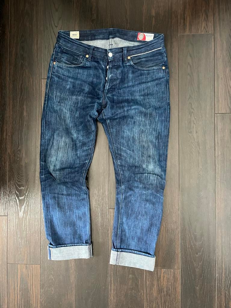 Zeldzame Benzak Karubo 'fire denim' jeans - Maat 32, Kleding | Heren, Spijkerbroeken en Jeans, Ophalen of Verzenden, Zo goed als nieuw