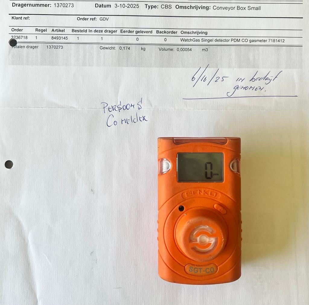 CO detector te koop, Ophalen, Minder dan 30 cm, Overige typen, Minder dan 60 cm