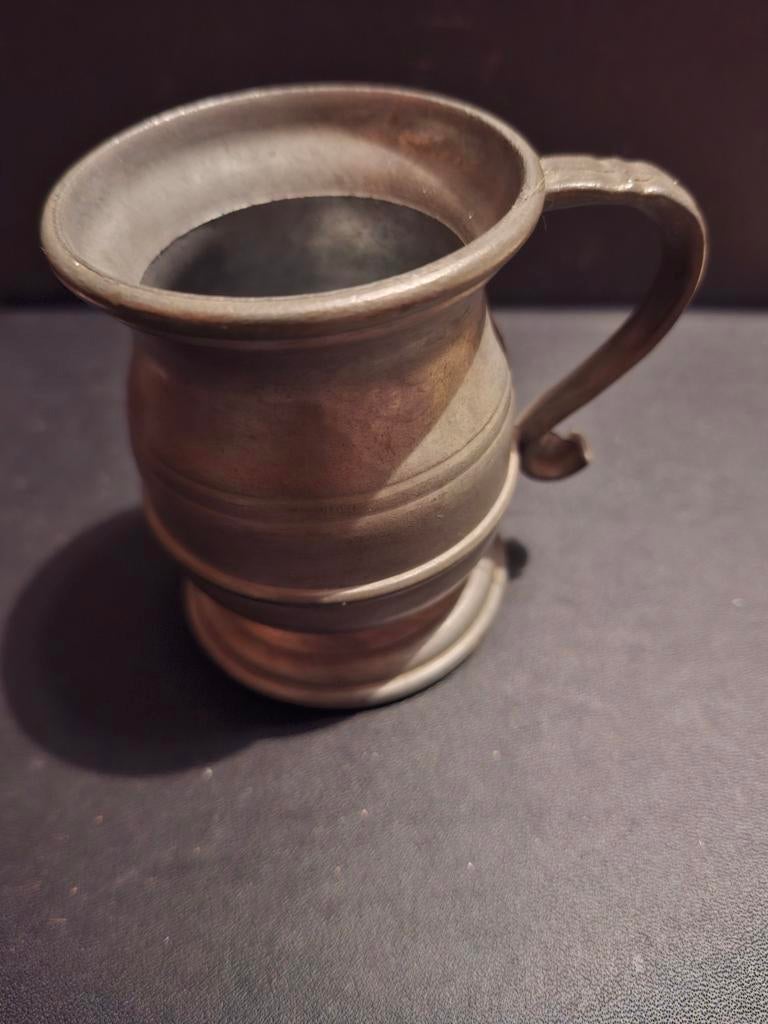 Tinnen maatkan zeldzame, Antiek en Kunst, Ophalen of Verzenden