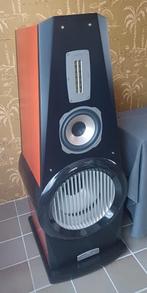 Quadral Titan mk VII luidsprekers, Zo goed als nieuw, 120 watt of meer, Front, Rear of Stereo speakers, Ophalen