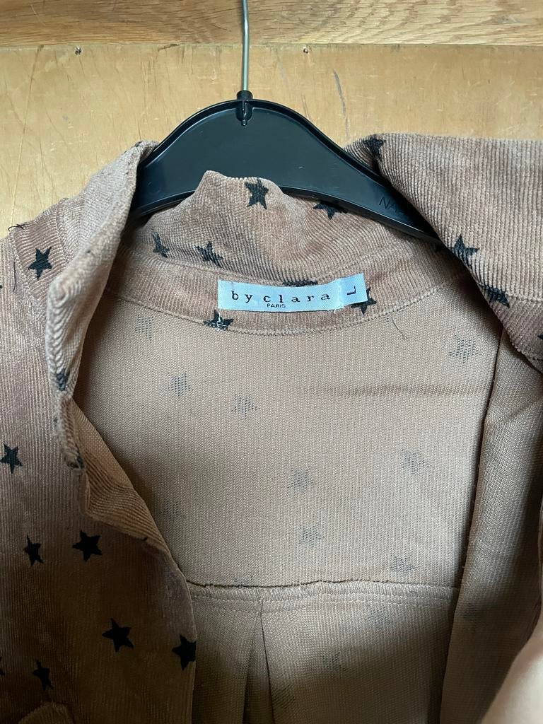 Sterren jasje maat L, Kleding | Dames, Ophalen of Verzenden, Gedragen, Maat 42/44 (L), Bruin