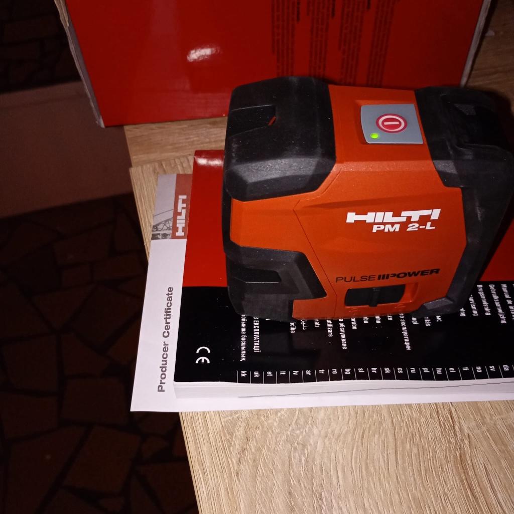 Hilti laser, Doe-het-zelf en Verbouw, Meetapparatuur, Ophalen of Verzenden, Zo goed als nieuw, Toebehoren