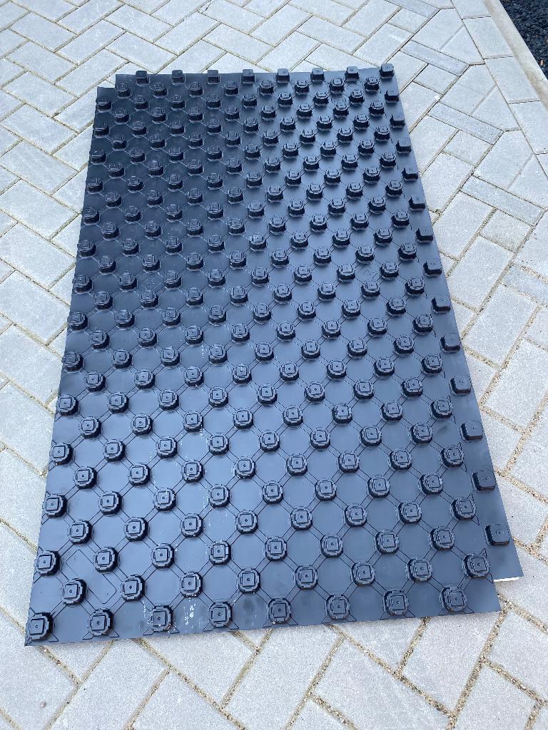 Isolatieplaten vloerverwarming, Doe-het-zelf en Verbouw, Isolatie en Afdichting, Overige materialen, Nieuw, Minder dan 5 m², Vloerisolatie