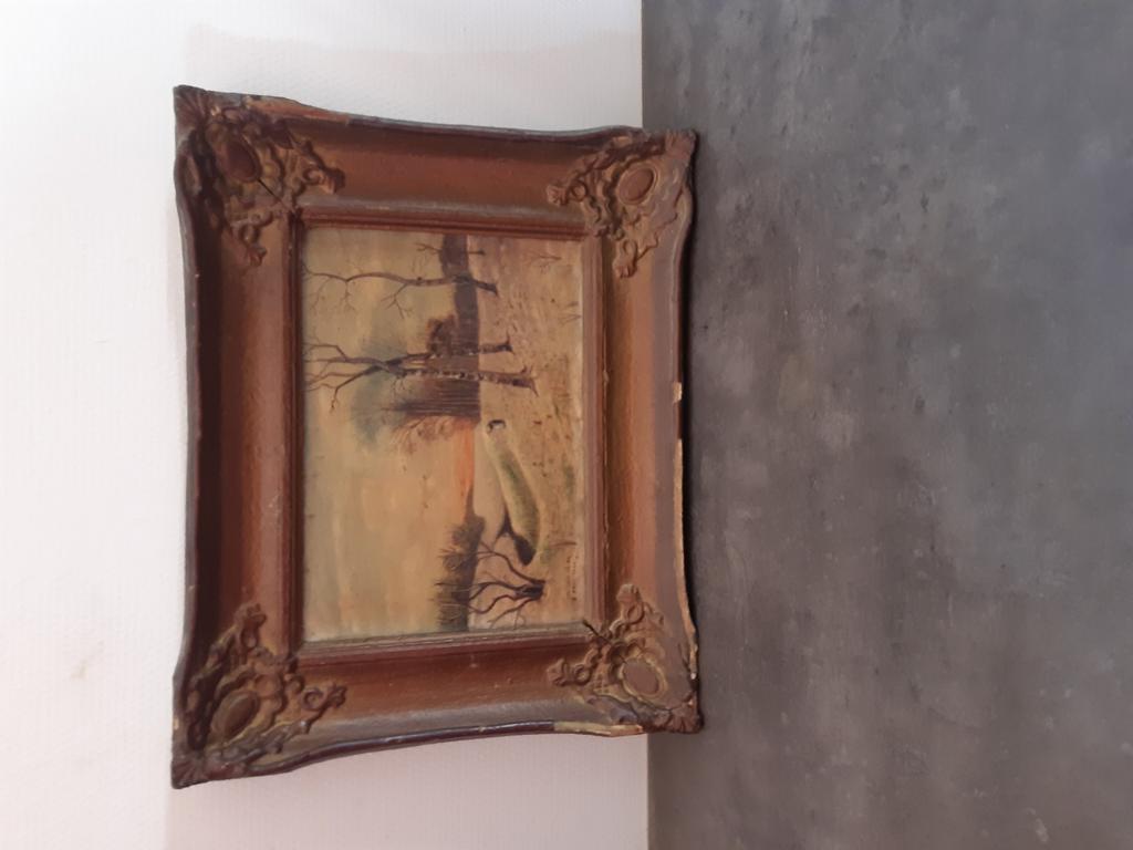 Schilderij winterlandschap gesigneerd Jean Louis Meijer, Ophalen of Verzenden