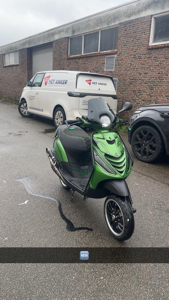Zip 70cc lc H2o custom!!, Fietsen en Brommers, Scooters | Piaggio, Ophalen of Verzenden