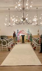 Witte loper voor bruiloft/evenementen, Ophalen, Gebruikt, Wit, 200 cm of meer