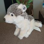 Wwf husky bruin beige bon ton toys, Ophalen of Verzenden, Zo goed als nieuw, Hond