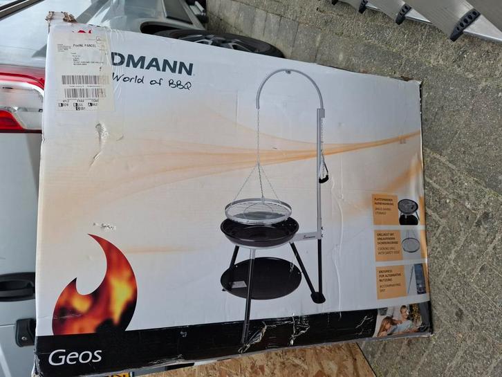 Landmann Zwaaigrill BBQ - Zo goed als nieuw, Tuin en Terras, Houtskoolbarbecues, Zo goed als nieuw, Ophalen of Verzenden