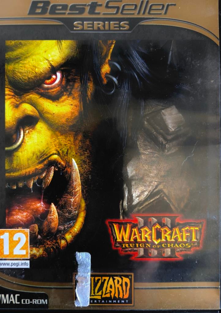 Warcraft 3 Reign of Chaos PC Windows 11  geen Steam vereist, 1 speler, Ophalen of Verzenden, Zo goed als nieuw, Strategie en Constructie