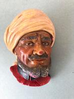 Toeareg of Berber hoofd vintage gipsen beeld, Antiek en Kunst, Ophalen of Verzenden