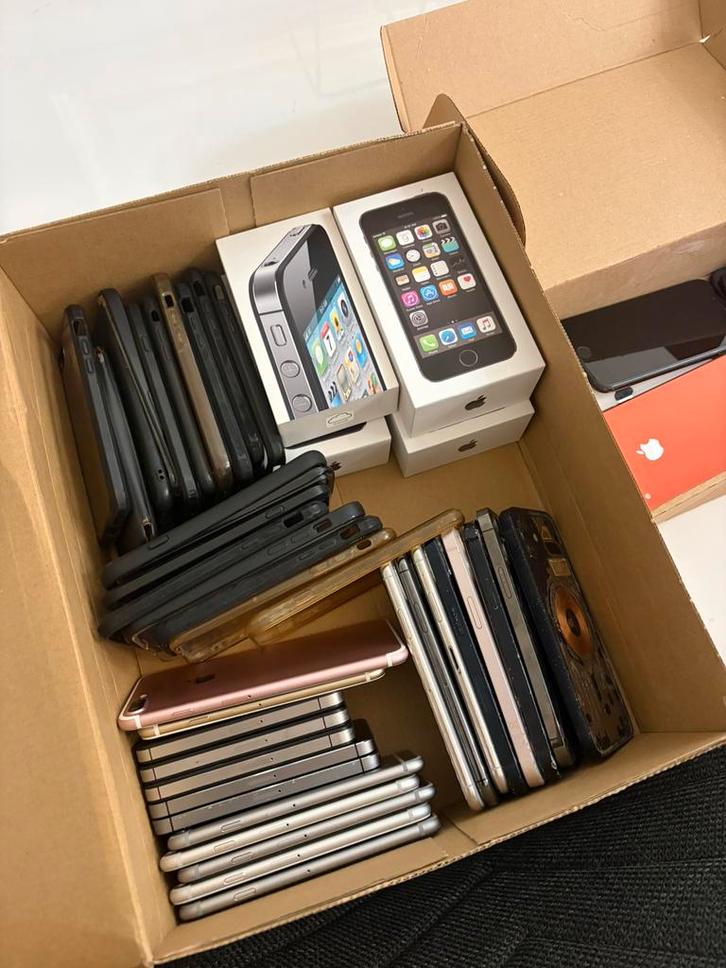 Partij Iphones | Iphone X-12-13 | Zie beschrijving, Telecommunicatie, Mobiele telefoons | Apple iPhone, Gebruikt, 128 GB, Overige modellen