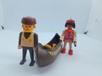 Playmobil Indianen en Trapper met Kano, Ophalen of Verzenden, Gebruikt, Jongen of Meisje