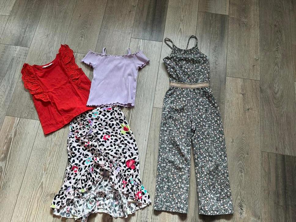 Meisjeskleding 110/116, Kinderen en Baby's, Kinderkleding | Maat 110, Ophalen of Verzenden, Zo goed als nieuw, Meisje, Jurk of Rok