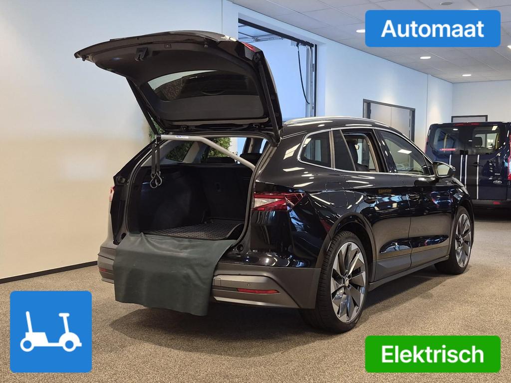 Skoda Enyaq Iv, Auto's, Skoda, Automaat, 12 maanden, Gebruikt, Zwart