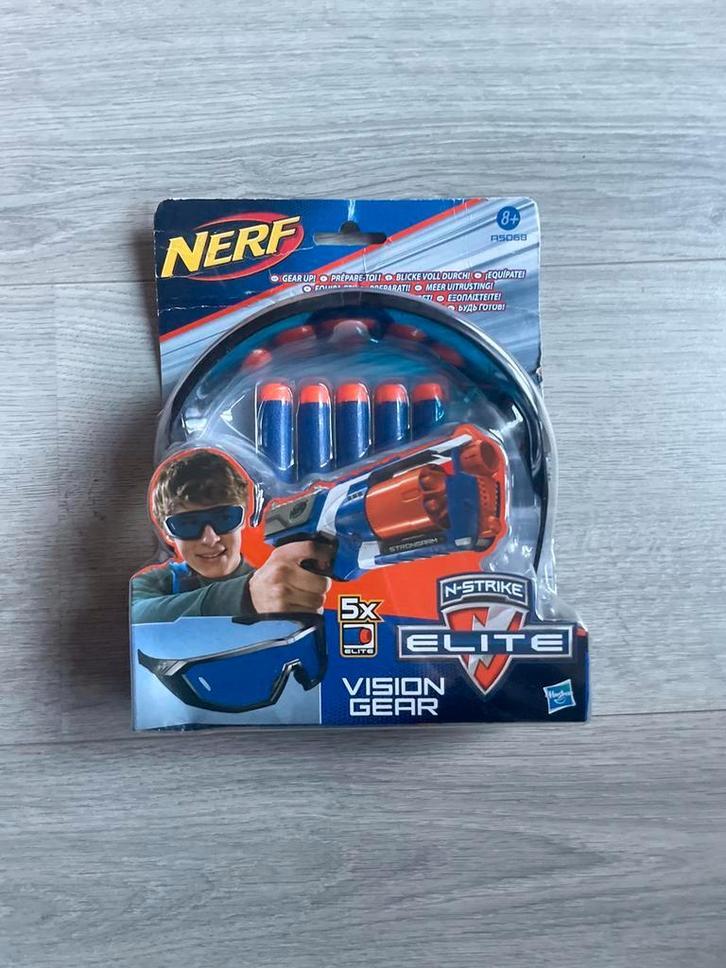 Nerf Vision Gear and darts N-Strike Elite 5St nieuw in doos, Kinderen en Baby's, Speelgoed | Buiten | Actiespeelgoed, Nieuw, Ophalen of Verzenden