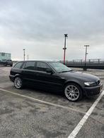 BMW E46 3-Serie 2.2 I 320 Touring 2005 Zwart, Auto's, 2171 cc, Achterwielaandrijving, Stoelverwarming, Zwart