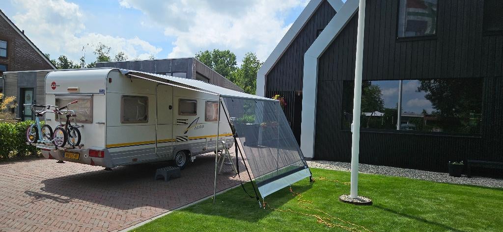 Bürstner 435 TK Artstep - Mover - Stapelbed - Lichtgewicht, Caravans en Kamperen, Rondzit, Schokbreker, 750 - 1000 kg, Particulier