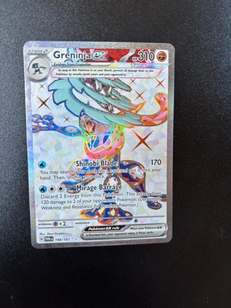 Greninja ex (TWM 198), Ophalen of Verzenden, Zo goed als nieuw