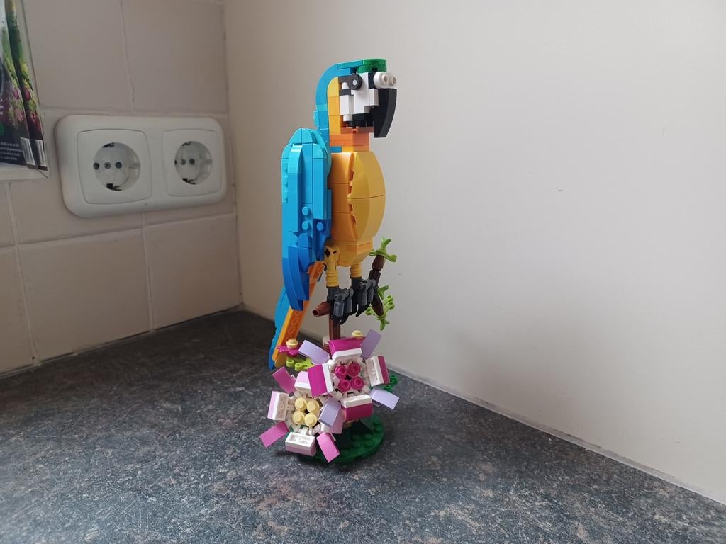 Lego creator 31136 exotische papagaai 3in1, Compleet, Lego, Ophalen of Verzenden, Zo goed als nieuw