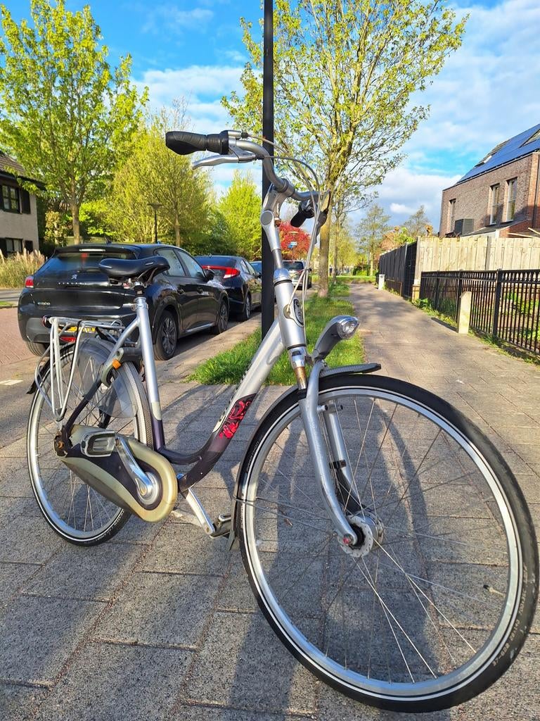 Gazelle orange dames, 55 tot 59 cm, Ophalen, Gebruikt, Gazelle