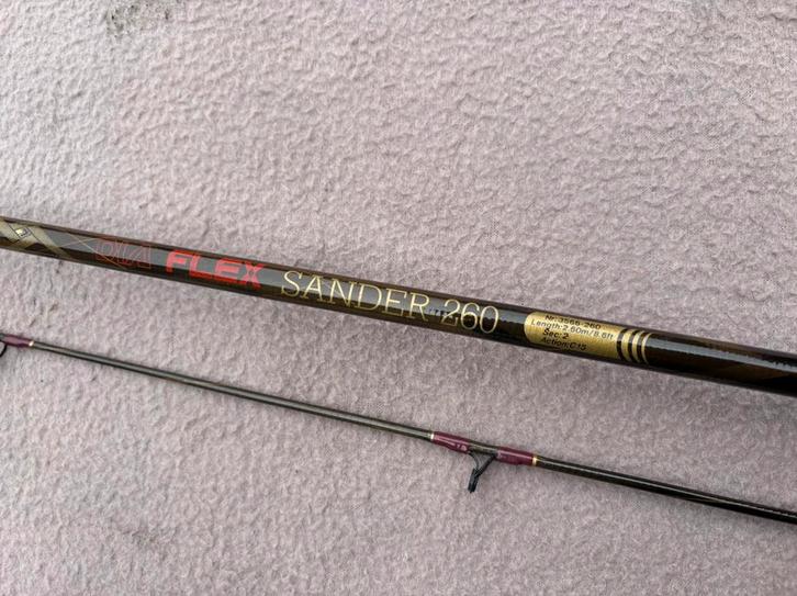 Silstar diaflex sander 260 hengel / spinhengel, Watersport en Boten, Hengelsport | Roofvissen, Gebruikt, Werphengel, Ophalen of Verzenden