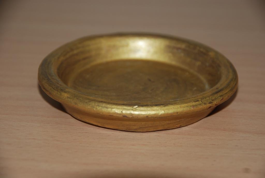 Kaars houder.             Rond.          Kuipje., Overige materialen, Wit, Nieuw, Ophalen of Verzenden