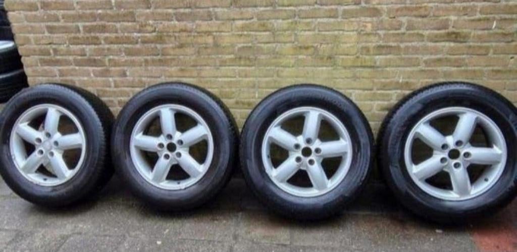 Velgen alleseizoenbanden voor Hyundai santafe, Auto-onderdelen, Banden en Velgen, Velg(en), 17 inch, Ophalen of Verzenden, 235 mm