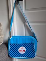 KLM Schoudertas retro 35 bij 30 bij 10 cm, Ophalen of Verzenden, Zo goed als nieuw, Blauw