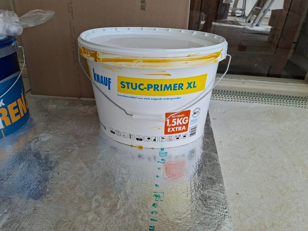 Stuc primer, Verzenden, Nieuw, Wit