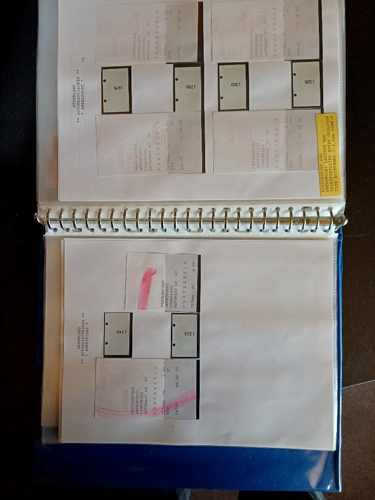 Automaatstroken, loketstroken, baliestroken, Postzegels en Munten, Ophalen, Buitenland