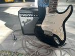 Fender Frontman 15G versterker met gitaar en kabels, Ophalen, Fender, Gebruikt, Met versterker