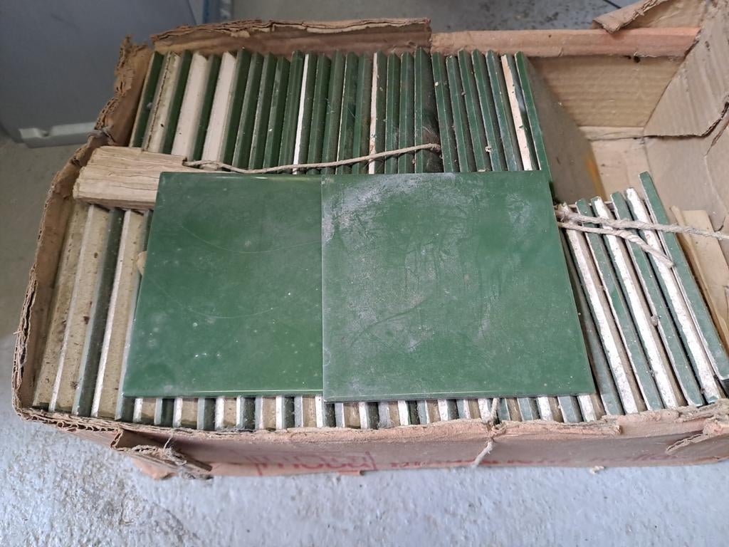 Vintage tegels-nieuw 1965  Holland., Ophalen, Nieuw, Minder dan 100 cm, Rechthoekig
