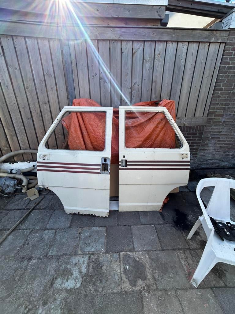 Set deuren Fiat ducato 280/290, Caravans en Kamperen, Ophalen, Zo goed als nieuw